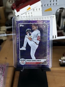 2025 Topps All Star Game - Spencer Schwellenbach RC - Purple Foil /75 - Bild 1 von 2