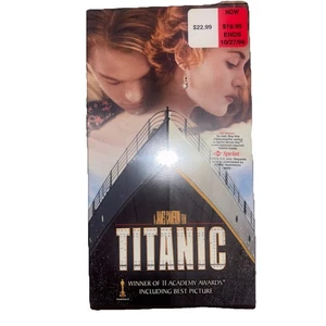 RARE VHS BOX SET TITANIC PART ONE AND TWO brand new VHS sealed Paramount - Picture 1 of 6