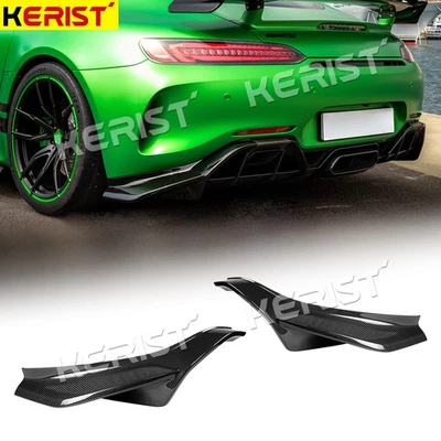 Carbon Fiber Rear Splitter Spoiler for Mercedes Benz AMG GTR Car Sytling 2018-21 - Image 1 of 4