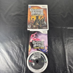 Guitar Hero 3: Legends of Rock (Nintendo Wii, 2006) en caja original con manual probado completo - Imagen 1 de 4