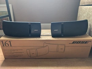 Barely Used - Bose 161 Speakers Mountable / Bookshelf With Wall Brackets - Picture 1 of 4