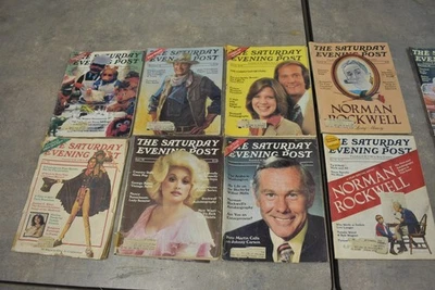 1979 The Saturday Evening Post Magazine Lot 8 Issues Dolly Parton, Muppets, Rock - Image 1 of 2
