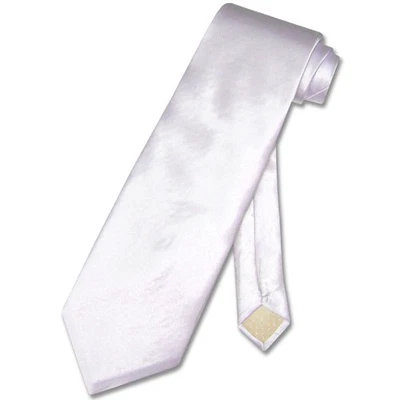 Covona NeckTie Solid LAVENDER Light Violet Purple Color Mens Neck Tie - Image 1 of 2