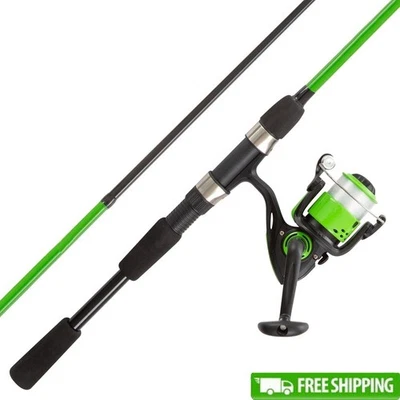 6ft Fishing Rod Reel Combo Lightweight EVA Handle Spinning Gear Kids Beginners - Image 1 of 4
