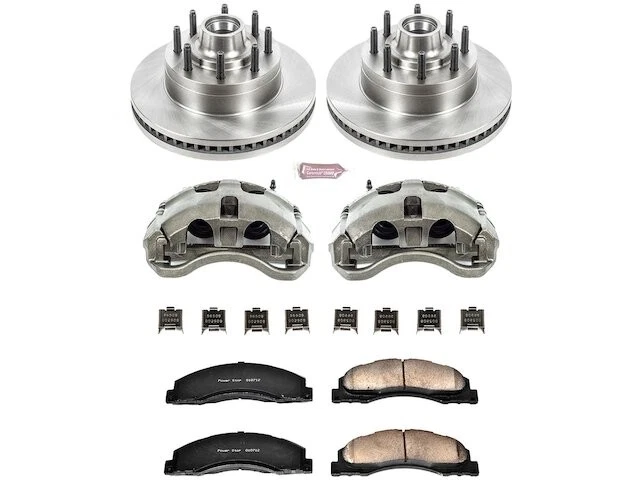 Front Brake Pad and Rotor Kit For Ford E150 E250 E350 Super Duty E450 YZ79C3 - Imagem 1 de 1
