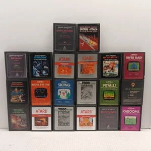 Atari video games -Lot 1 -- 20 Games - Picture 1 of 5