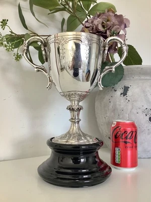 Rare 19th C. Silver Plated Trophy “ATHLETICS FLAT RACE”  MARTIN HALL & Co c1870 - image 1 of 4