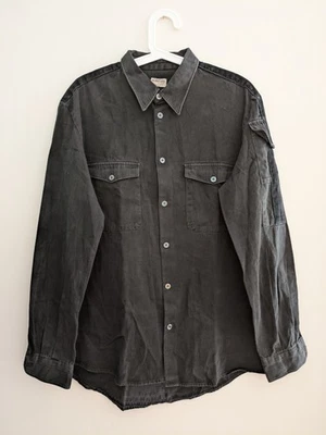 Helmut Lang Military Shirt 1997 *VGC* Mens *Rare* Black - Image 1 of 4