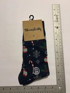Bonfolk New Orleans Weihnachten Urlaub Zuckerstange Baumwollsocken - Einheitsgröße - Bild 1 von 5