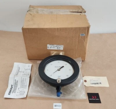 *NEW* Ashcroft 60-1082-AS-02L-30# Pressure Gauge 6" Dial 1/4" Npt + Warranty!  - Image 1 of 4