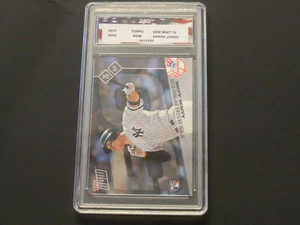 2017 TOPPS NOW AARON JUDGE 50TH HOME RUN CARD # 654 GRADED AGC 10 GEM MT - Picture 1 of 4