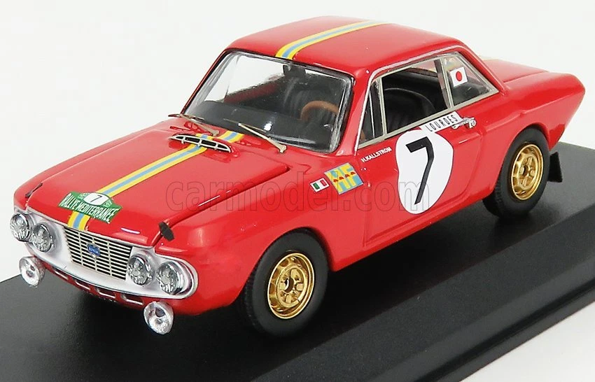 MODELLINO AUTO STATICO BEST LANCIA FULVIA HF 1.3 COUPE #7 WINNER RALLY 1969 1/43 - Immagine 1 di 4