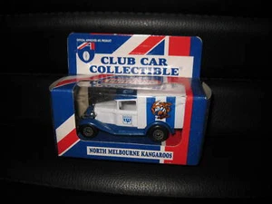 MATCHBOX MB38 MODEL A FORD 1995 AFL CLUB CAR COLLECTIBLE NTH MELBOURNE KANGAROOS - Picture 1 of 2