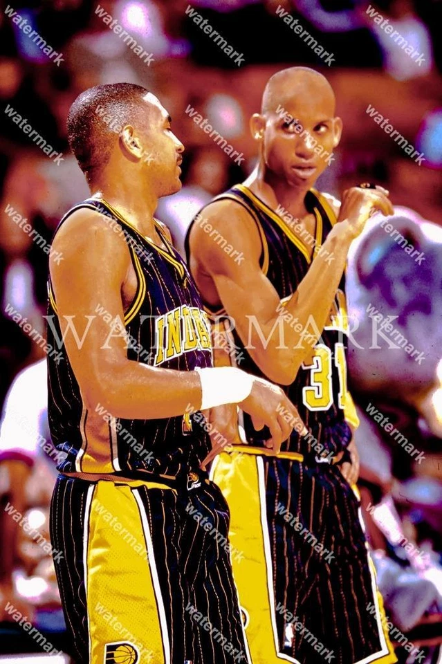 EI483 Reggie Miller - Mark Jackson Indiana Pacers 8x10 11x14 16x20 Photo - Image 1 of 1