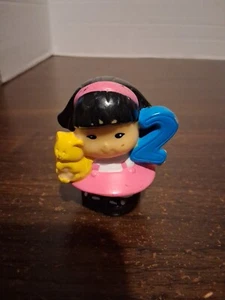 Fisher Price Little People Time Learn Vorschulmädchen mit Katze und zwei - Bild 1 von 6