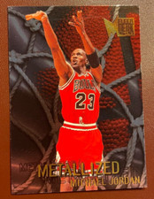 🔥 1996-97 Fleer Metal Metallized 128 Michael Jordan GOAT HOF Chicago Bulls 🔥