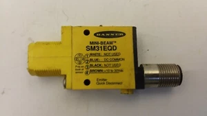 BANNER SM31EQD PHOTOELECTRIC EMITTER RANGE: 3 M INPUT: 10/30 VDC EURO M12 4-PIN - Picture 1 of 4