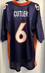 Denver Broncos Authentic Sewn Reebok Jersey Size XL Jay Cutler 6