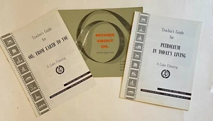 Vintage 1957 American Petroleum Institute School Film Booklet Movies About Oil - Picture 1 of 4