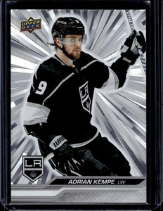 ADRIAN KEMPE 2023-24 UPPER DECK SERIES 1 SP OUTBURST SILVER SP #83 LA KINGS