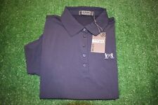 G/Fore Ladies Womens Featherweight SS Polo Twilight Blue NGLA Logo Large NWT NEW