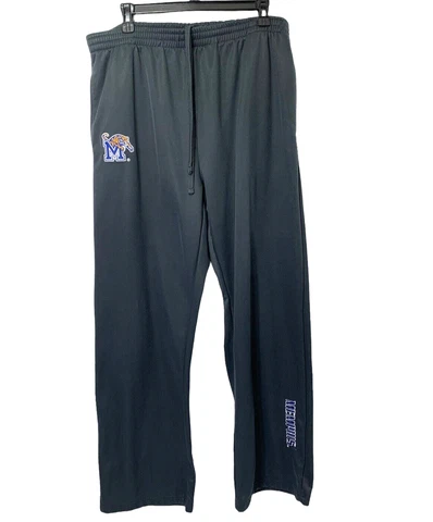 Memphis Tigers Track Pants Stadium Athletics Mens XL Warm Up Dark Gray Sports Cover