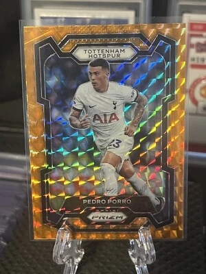 Pedro Porro Orange Mosaic 2023 Prizm Tottenham - Image 1 of 2