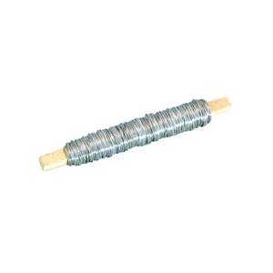 4 Holzspule Draht Wickeldraht Edelstahl A2 AISI 304 0,65mm Gesamt 10kg/156m - Bild 1 von 2