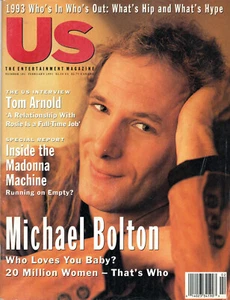 US Magazine February 1993 Michael Bolton Tom Arnold Madonna - Picture 1 of 2