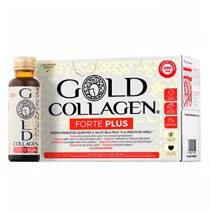 Gold Collagen Forte Plus Integratore Liquido Capelli Pelle Unghie 10 Fl da 50ml - Imagen 1 de 5