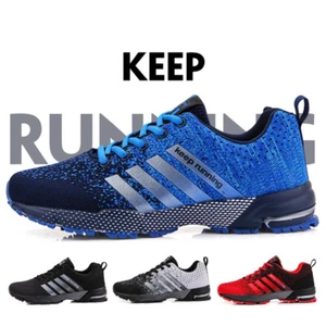 Men Running Shoes Fashion Couple Sneakers Breathable Casual Sport Shoes Outdoor - Picture 1 of 96