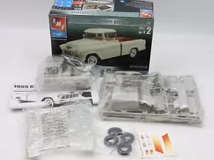 AMT Ertl '55 Chevy Cameo pick up 1/25 vintage car plastic kit 31940 w box - Foto 1 di 7