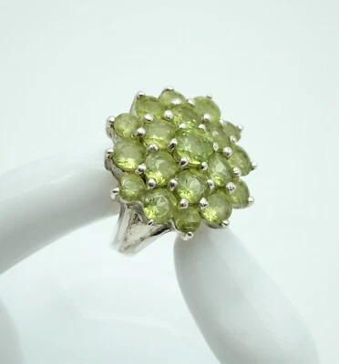 Damenring 925 Silber Peridot Edelstein Gr.57 Sterlingsilber Ring #84L - Bild 1 von 4