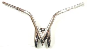 American Ironhorse Chopper handlebars 1 1/4 Chrome Cust Harley Softail Dyna Bobb - Picture 1 of 12