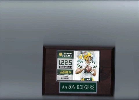 AARON RODGERS PLAQUE GREEN BAY PACKERS FOOTBALL NFL   C Cover