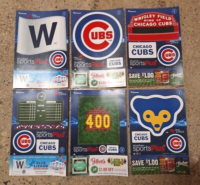 Chicago Cubs 2016 World Series Chicago Tribune Fathead Sticker Complete Set of 6 - Image 1 of 4