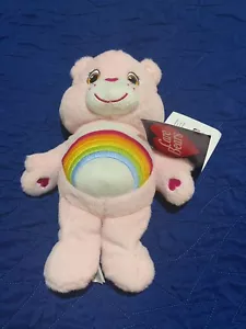 American Greetings Cheer 8" Care Bears bear rainbow pink NWT - Picture 1 of 1