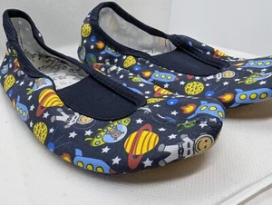Beck Ballet Gymnastics Shoes flat pumps space theme UK Size 12 Kids unisex #111 - Picture 1 of 6