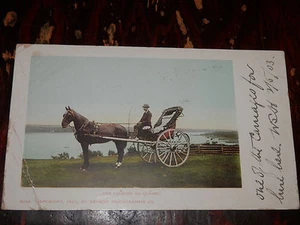UNA CALECHE DE QUEBEC - CANADÁ - 1903 POSTAL Detroit Photographic Co. 6009 - Imagen 1 de 2