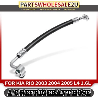 Brand New A/C Refrigerant Hose Discharge Line for Kia Rio 2003 2004 2005 L4 1.6L - Image 1 of 4