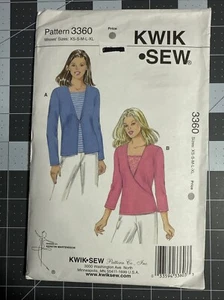 Kwik Sew 3360 Misses Tops, Shirts Sewing Pattern Uncut Factory Folded OOP - Picture 1 of 4