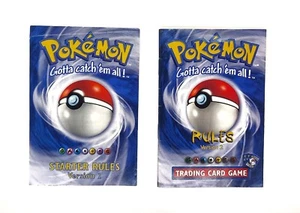 Pokemon Trading Card Game Rules Version 1 And 2 - Rulebook - 1999 Pokémon TCG - Picture 1 of 2