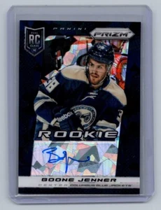 2013-14 Panini Rookie Anthology - Aggiornamento Prizm Boone Jenner #337 Cracked Ice RC - Foto 1 di 2