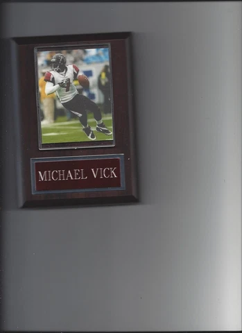 MICHAEL VICK PLAQUE ATLANTA FALCONS FOOTBALL NFL Cover