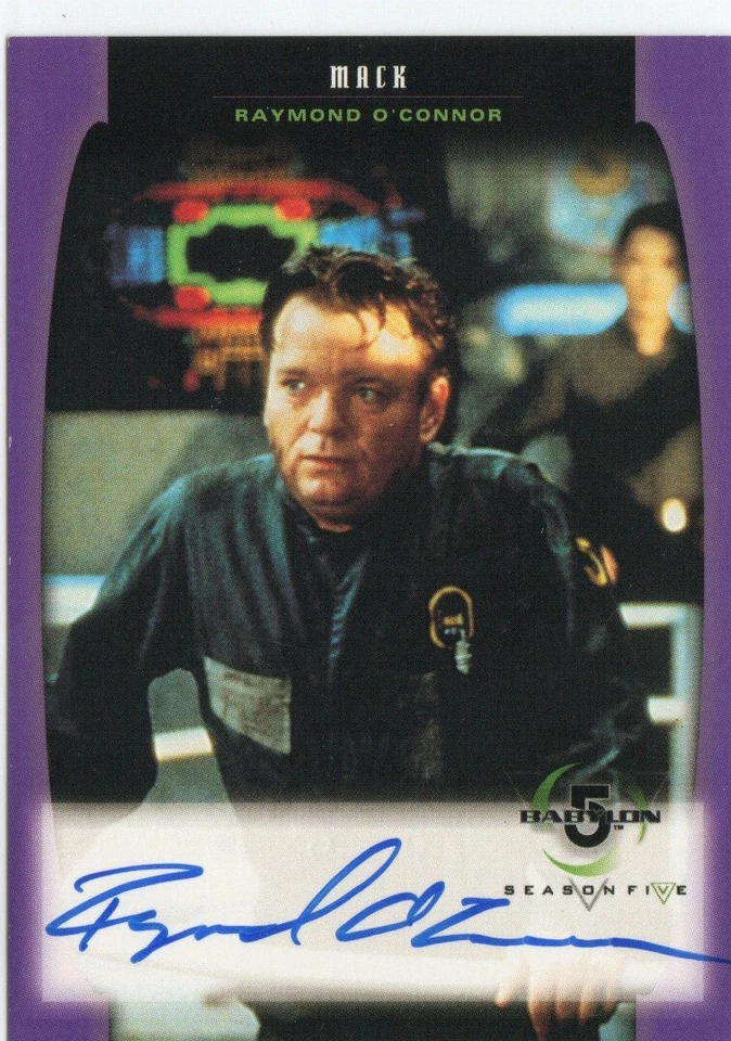 Babylon 5 Season Five SkyBox 1998 Auto Autograph A04 Raymond O'Conner as Mack A4 - Image 1 of 1