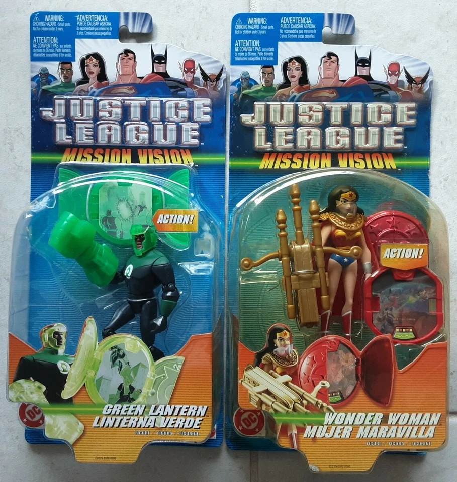 Justice League Mission Vision Green Lantern Mattel 5" DC Figure 2003 A81