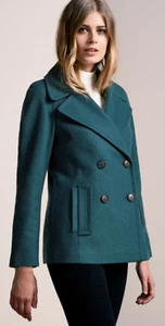 Windsmoor Double Breasted Coat Green Size Uk 12 rrp £129 LS7 JJ 08 - Picture 1 of 5
