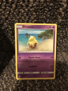 Pokemon Sun & Moon Drowzee Basic Stage Card - Imagen 1 de 4
