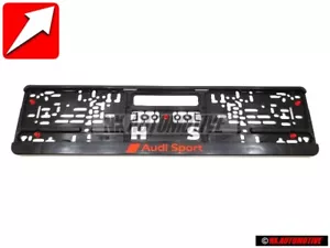 Original Audi Audi Sport License Plate Holder - 3291900100 - Picture 1 of 6