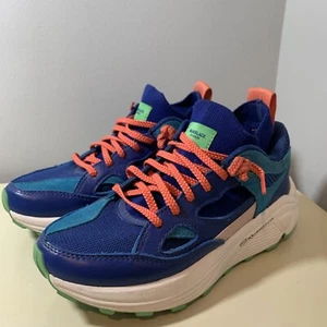 Brandblack Aura 421BB Athletic Sneaker Running Shoes Blue Orange US 7 EU 39.5 - Picture 1 of 8